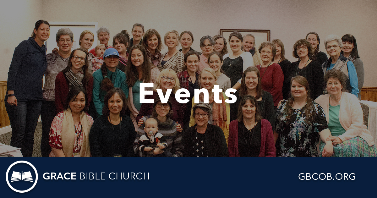 Calendar Of Events | Grace Bible Church